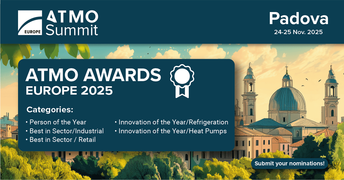 ATMOsphere Europe Summit 2025 - sustainable cooling and heating conference ATMO Awards 2025