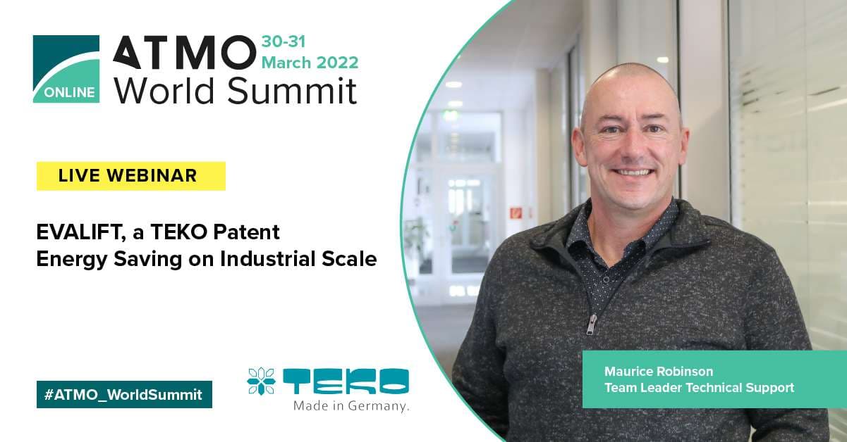 TEKO | EVALIFT, a TEKO patent, energy saving on industrial scale