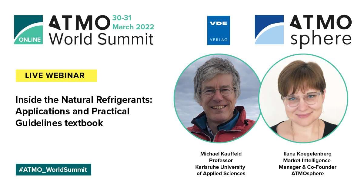 ATMOsphere & Professor Michael Kauffeld | Inside the Natural Refrigerants: Applications and Practical Guidelines textbook