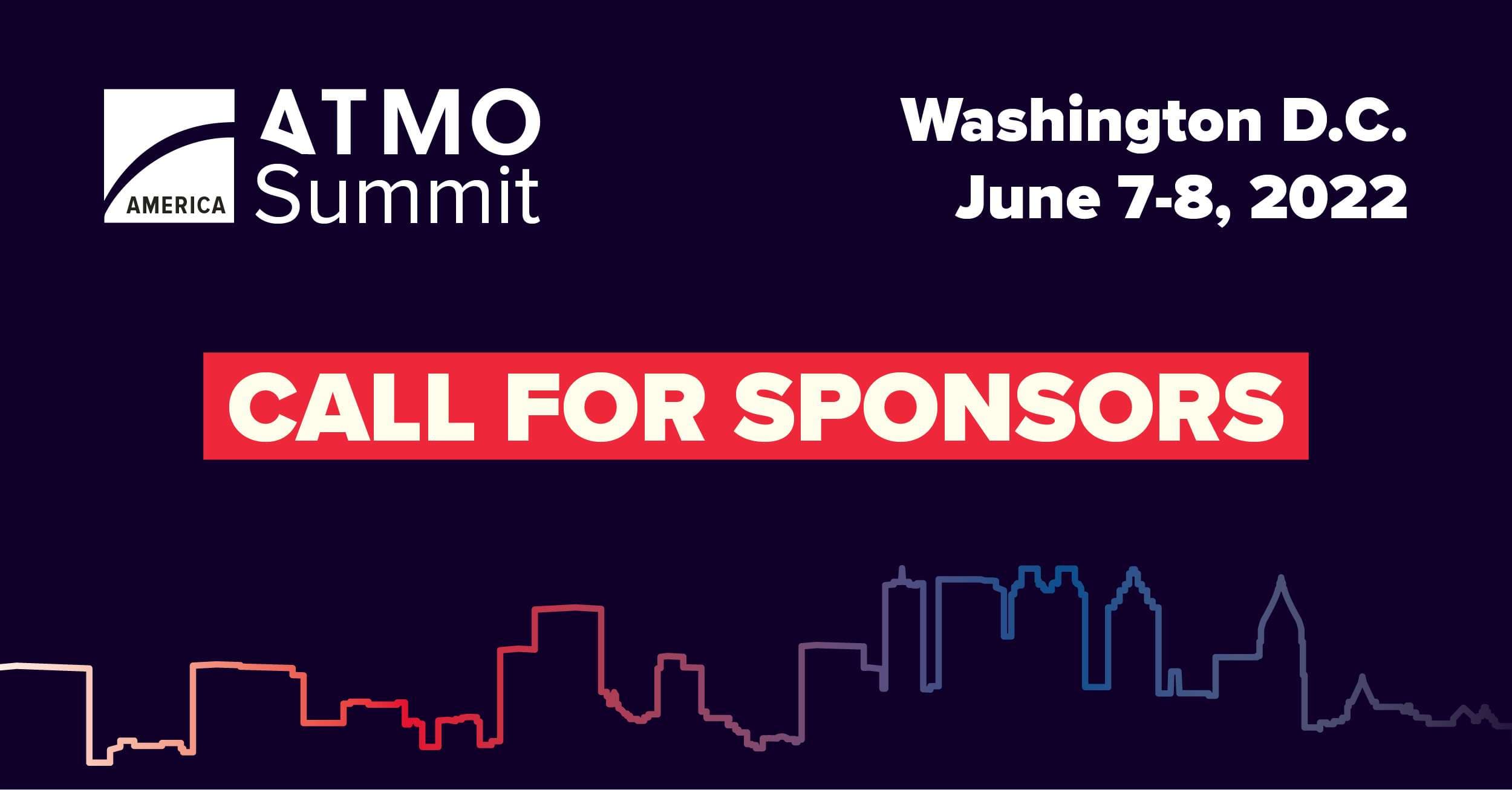 ATMO AMERICA CALL FOR SPONSORS