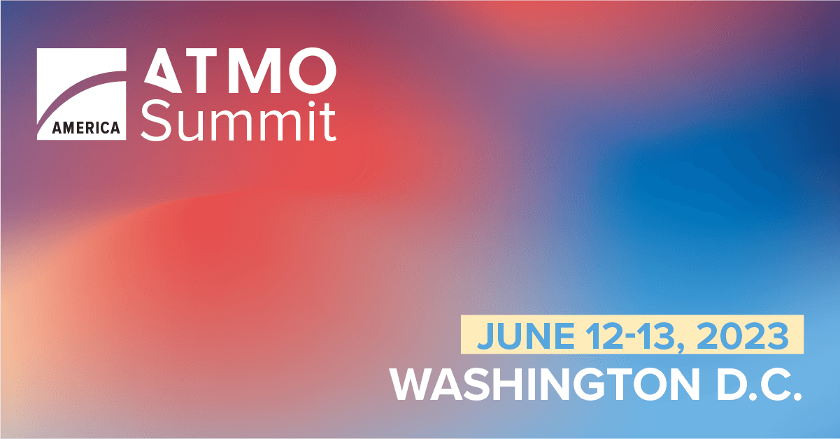ATMO America 2023 banner 4, conference about natural refrigerants, CO₂, ammonia, hydrocarbons. Banner about Sustainable event in US