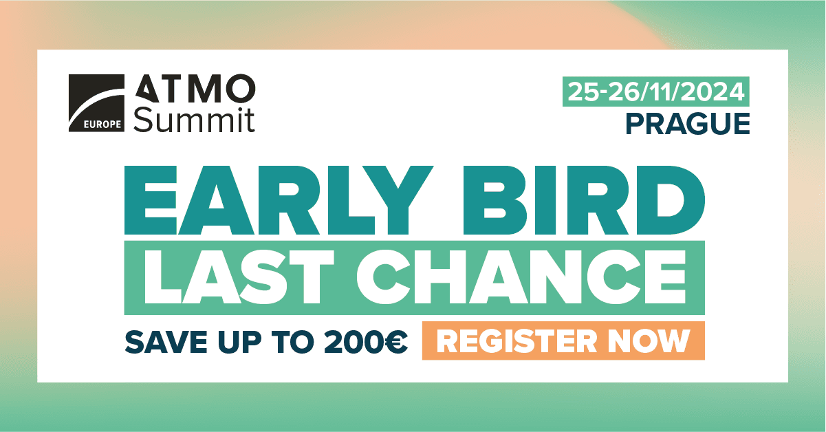 Last chance Early Bird pass ATMOsphere Europe 2024