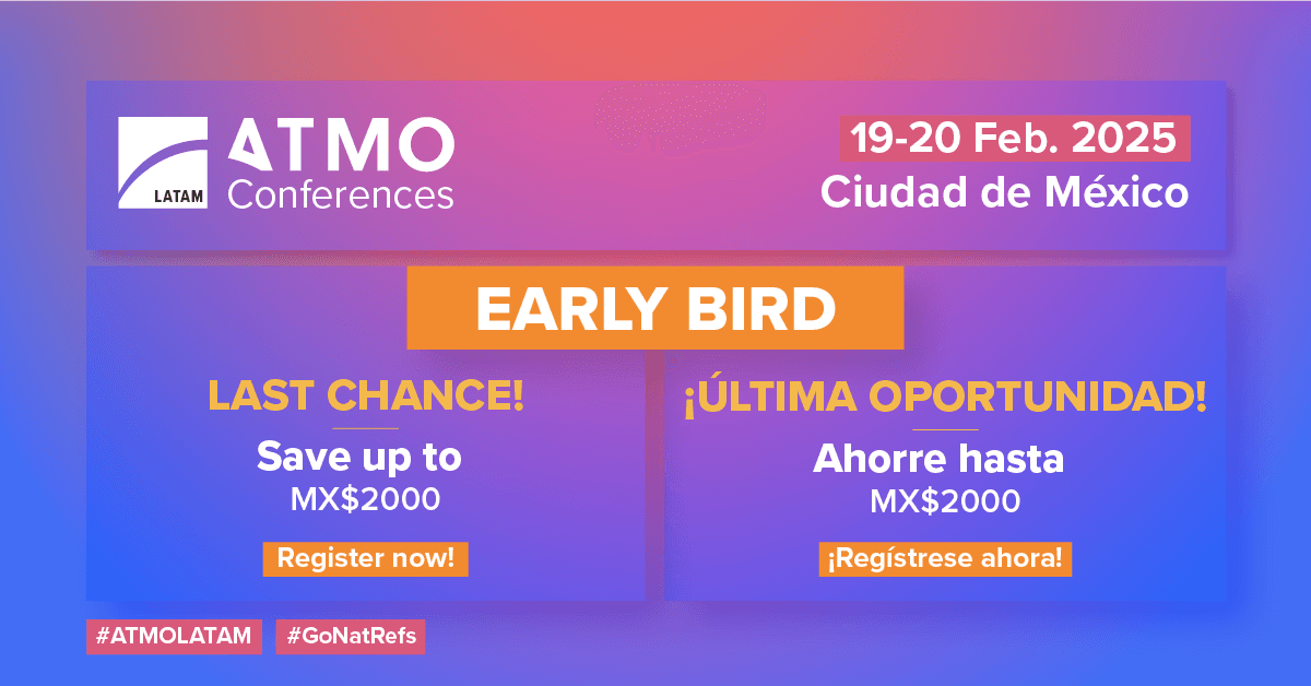 ATMOsphere LATAM 2025 – Última oportunidad Early Bird! | Early Bird Last chance