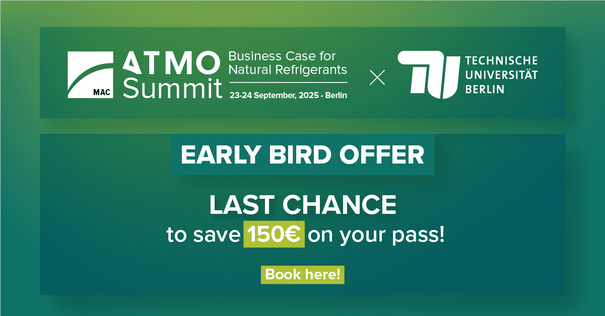 ATMOsphere MAC conference on natural refrigerants in the mobile application - Early Bird last chance