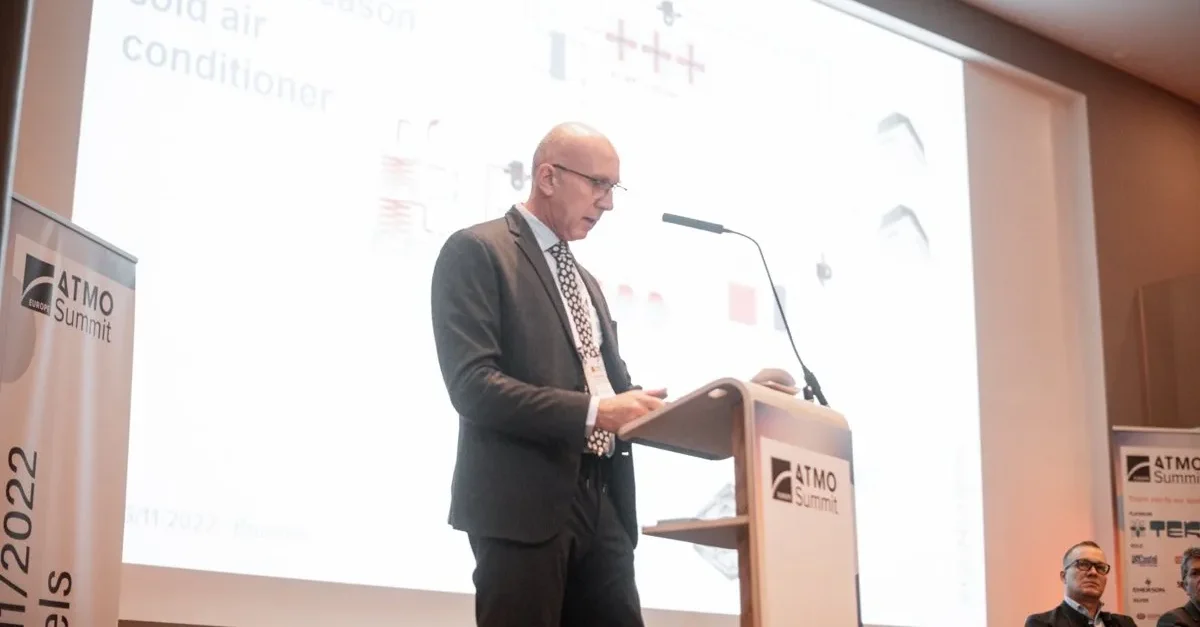 Enrico Zambotto, Arneg speaker of ATMOsphere Europe. Conference on Natural Refrigerants technologies