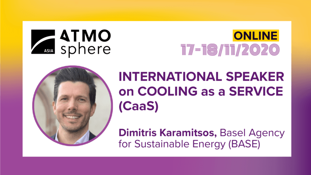 International Speaker on Cooling as a Service (CaaS)